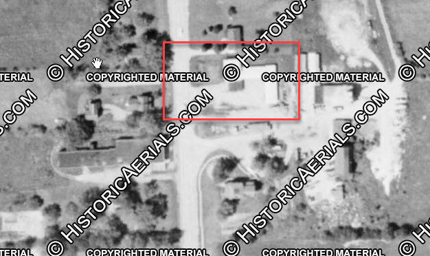 Sweet Dreams Motel - 1964 Aerial (newer photo)